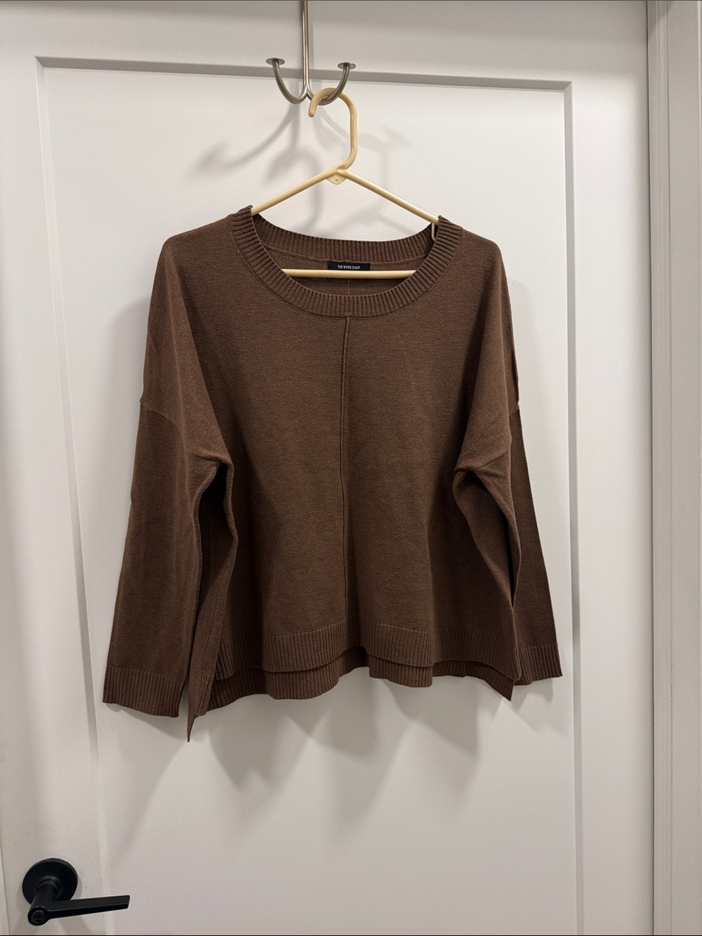 Women's Relaxed Crewneck Sweater - Brown